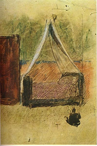 Picasso Bed With Mosquito Nets Lit Avec Filet Pour Moustiques